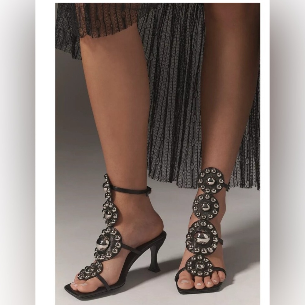 Jeffrey Campbell Renfri Heels Western Kitten Heel size 11 - Picture 2 of 7